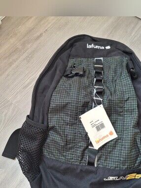 Lafuma Black & Green Grid Men's Backpack - Everyday Carry